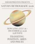Saturn Retrograde 2026 Consultation