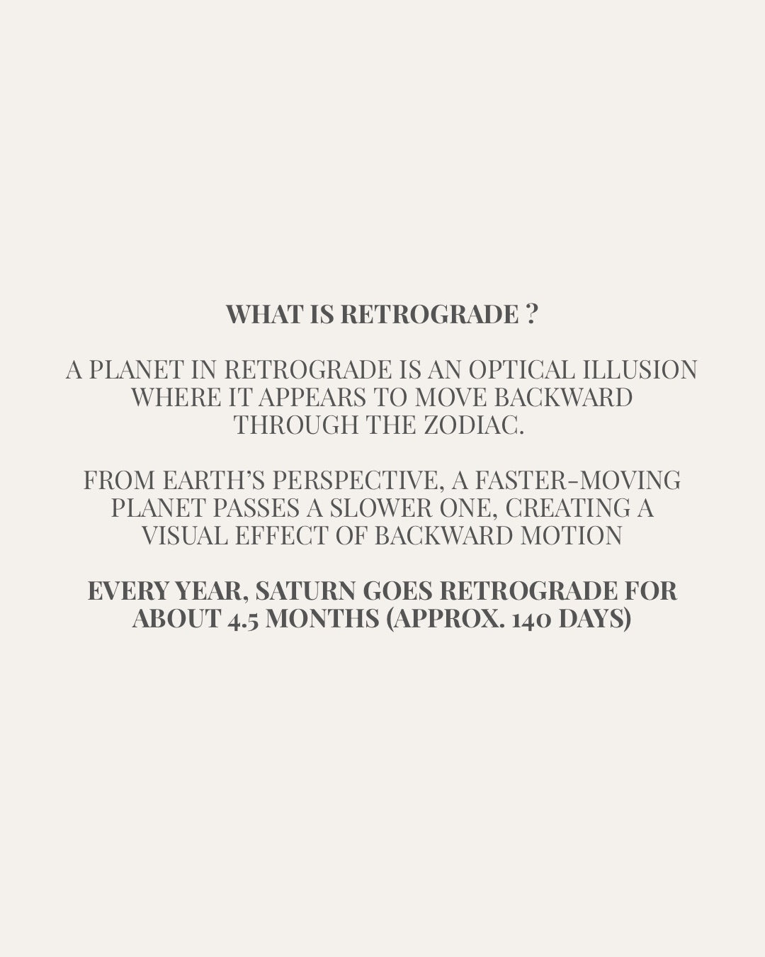 Saturn Retrograde 2026 Consultation